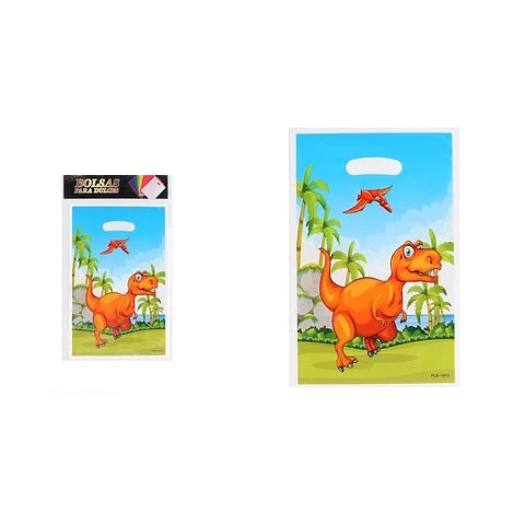Bolsas Para Piñata Dinosaurios 10 unidades