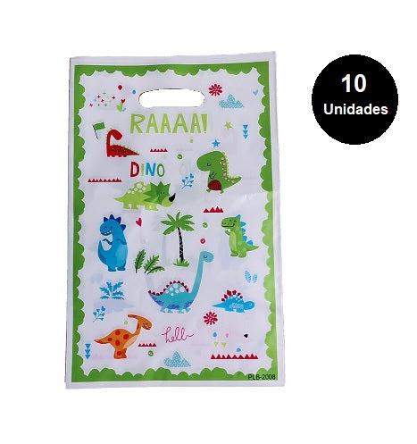 Bolsas Para Piñata Dino 10 unidades