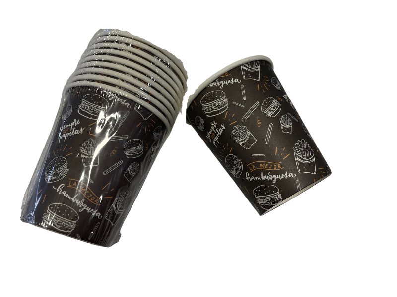 Vaso Hamburguesa X 10