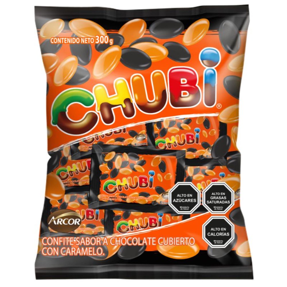 Chubi Halloween Arcor bolsa 300 g