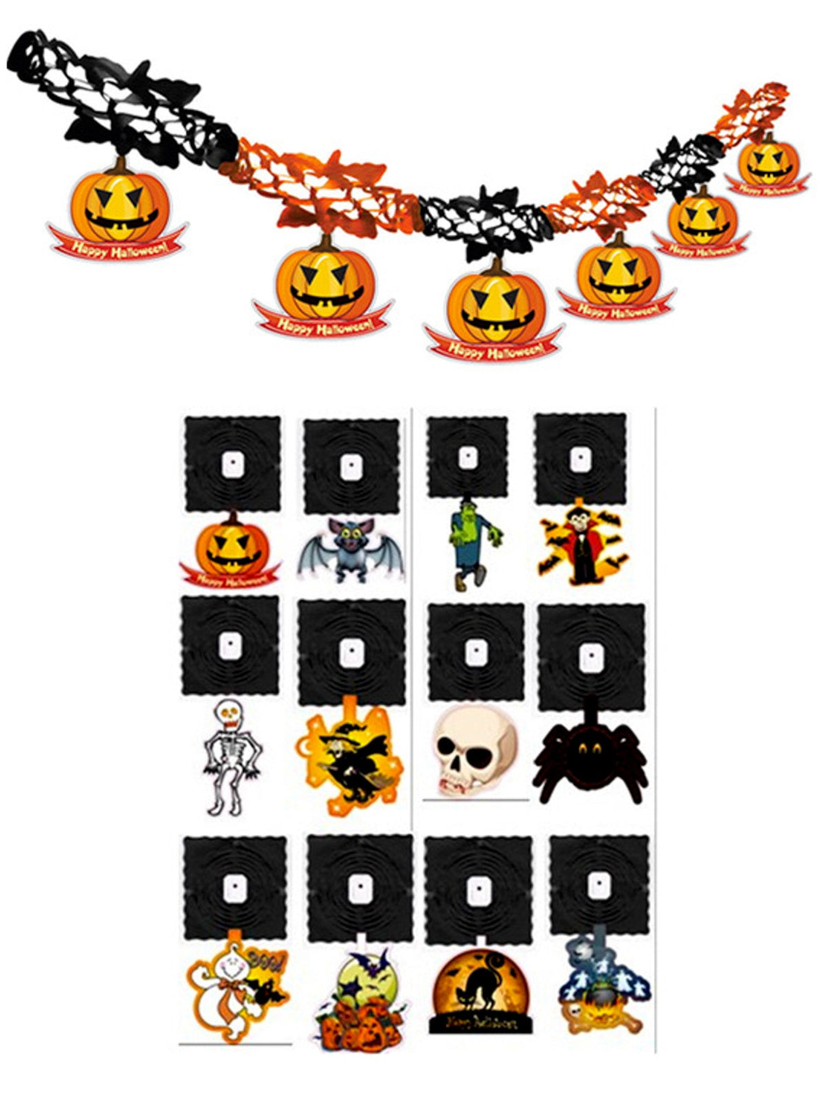 Guirnalda Halloween Surtida X2M X1Uni - Don Cotillon