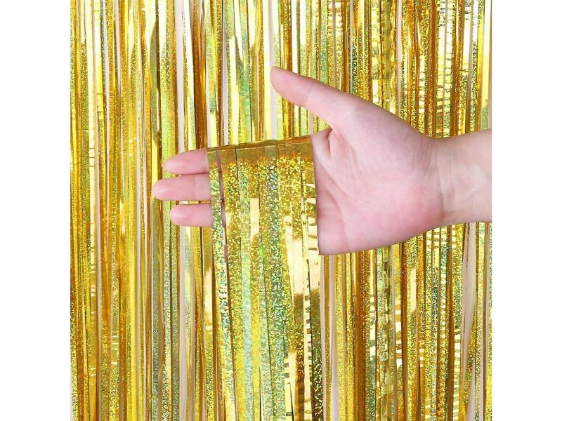 Cortina Decorativa Glitter 2 Metros