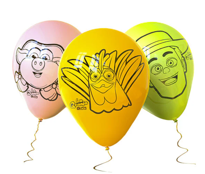 Globo La Granja De Zenon 12 Unidades