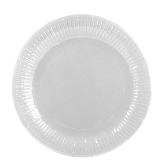 PLATOA DE CARTON BLANCOS X10