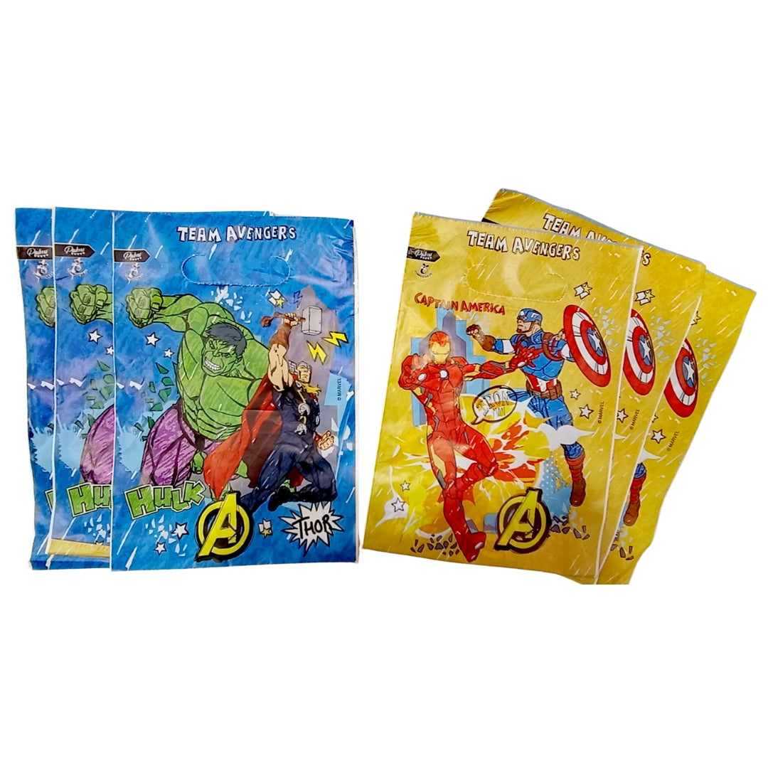 Bolsa para dulces Avengers 6unidades.