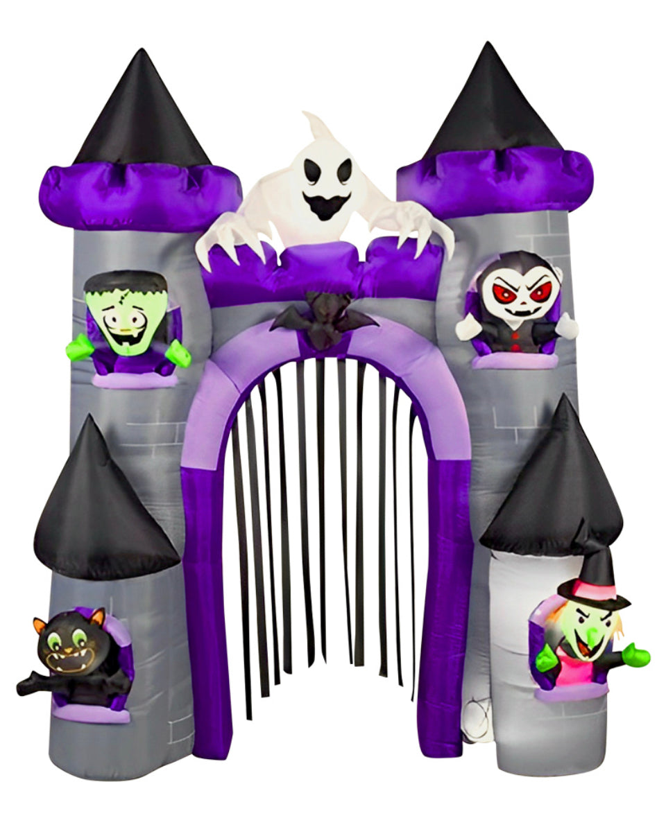 CASTILLO HALLOWEEN INFLABLE LED 270CM 1PCS
