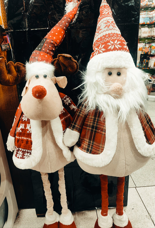 Muñecos decorativos de navidad, patas largas 115cm