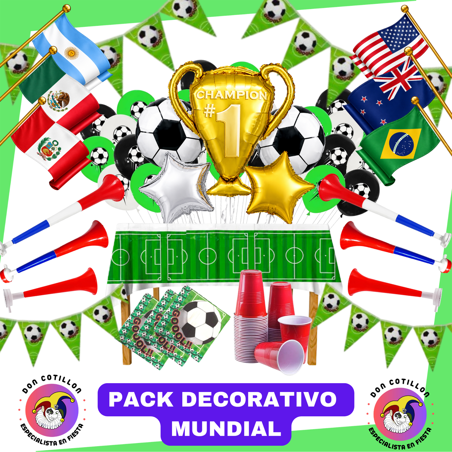 PACK MUNDIAL DECORATIVO
