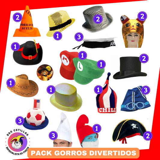 PACK 30 GORROS DE TELA PREMIUM a mitad de precio!