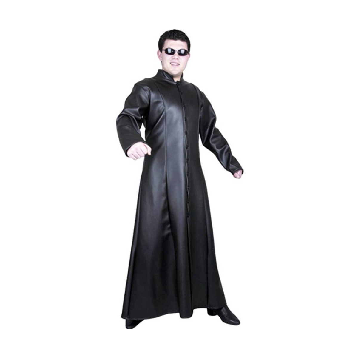 Abrigo Negro Hacker del Futuro Hombre