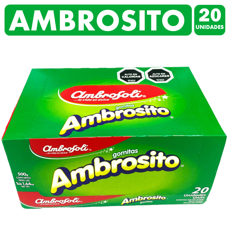 Gomitas Ambrosito Ambrosoli display 20 unidades