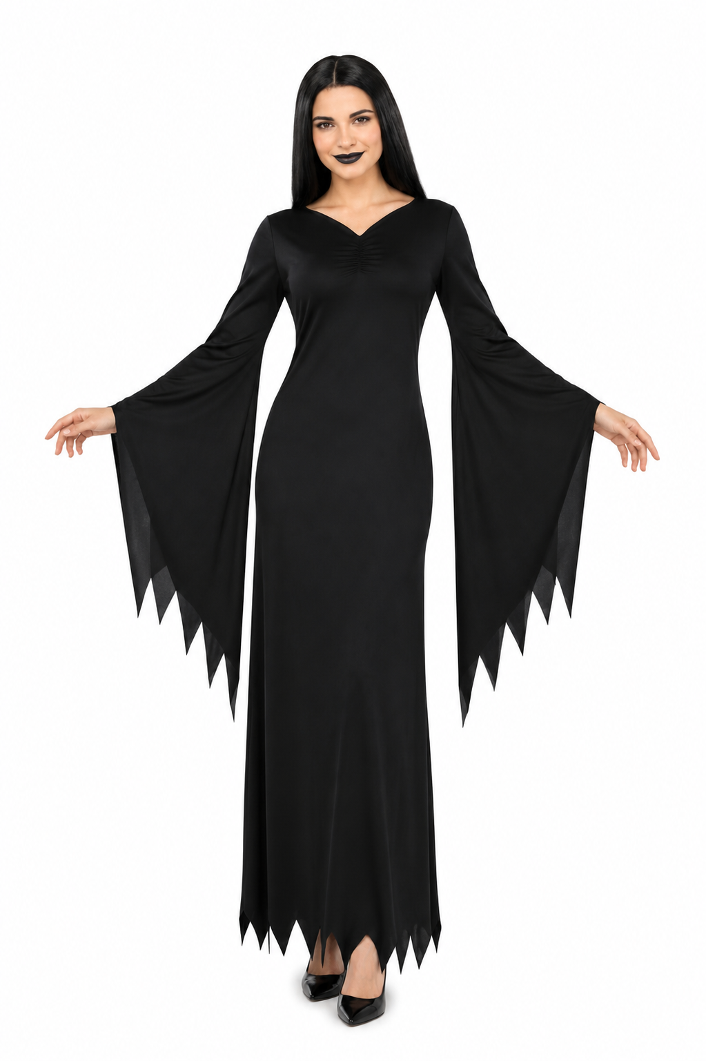 DISFRAZ MORTICIA ADAMS