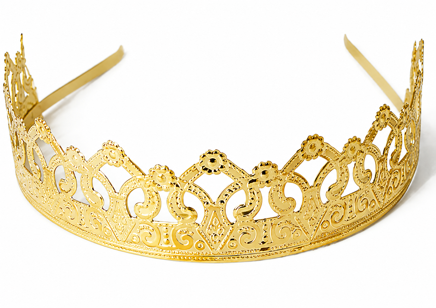 TIARA REINA METAL BARROCO