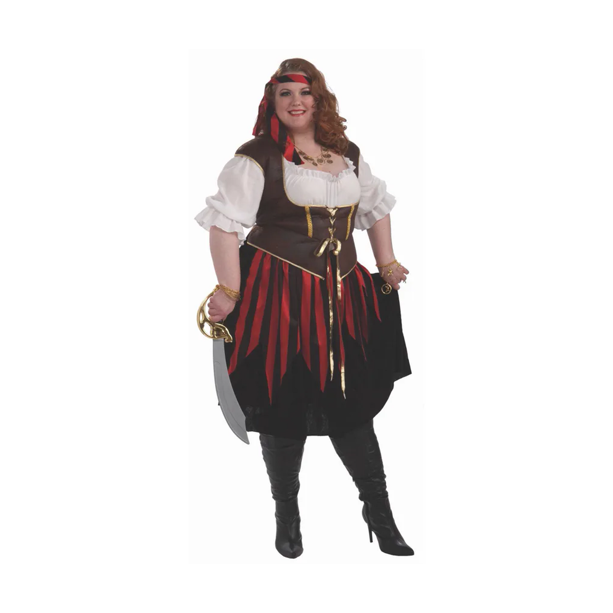 Disfraz Dama Pirata Mujer Plus