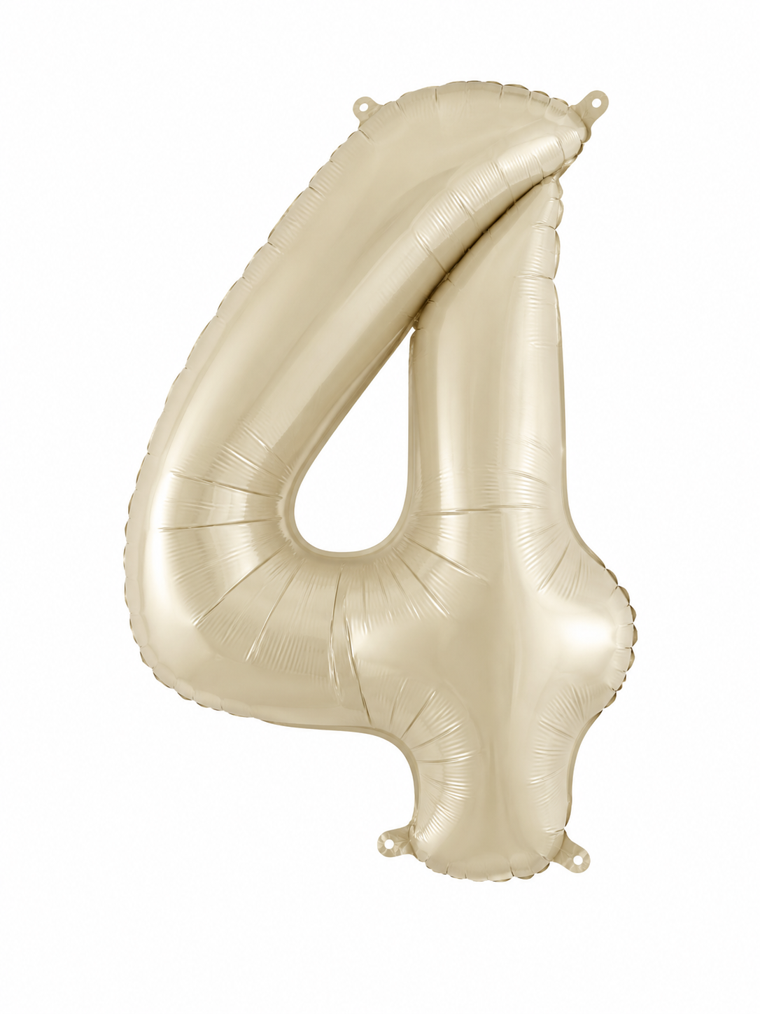 NUMERO DE GLOBO 4 BEIGE 32"