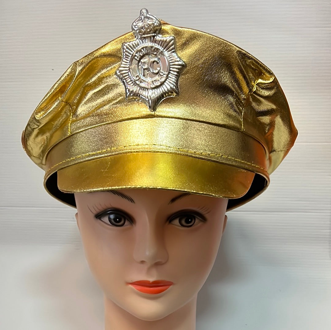 Gorro policía dorado