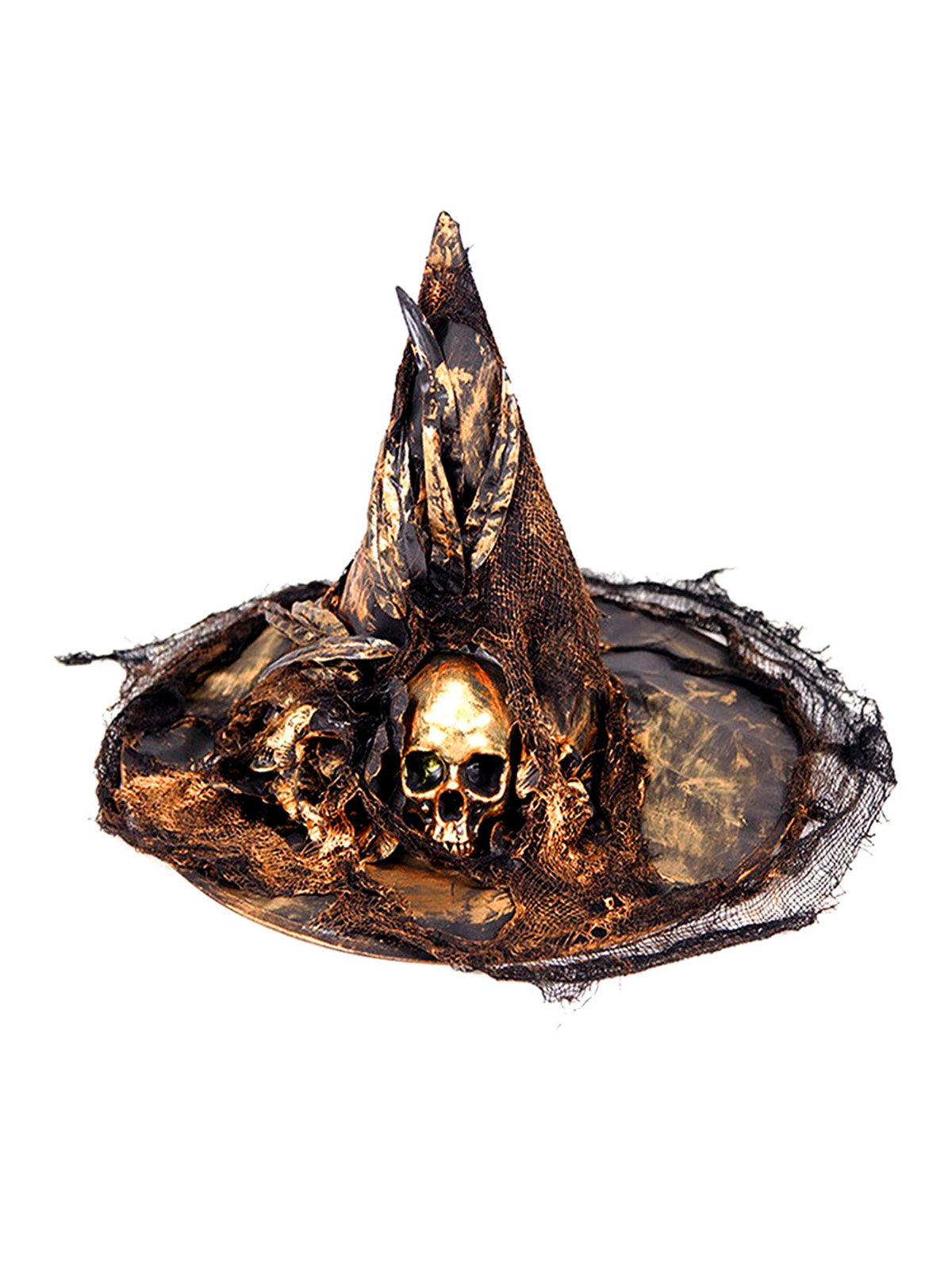 Sombrero Bruja Calabera 40Cm X1Uni - Don Cotillon