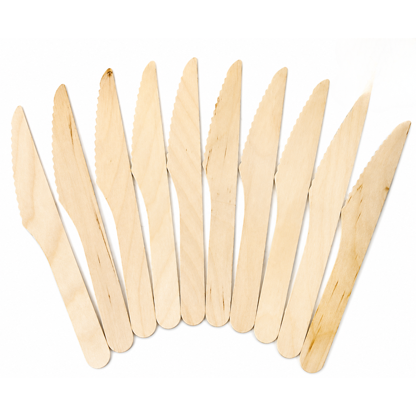Cubierto Ecologico Madera Chuchillo 10 Unidades