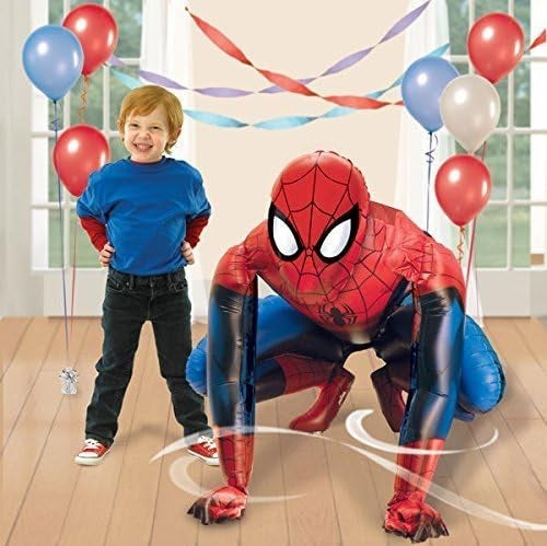 Globo Gigante Spider Man Metalizado 91x91cm.