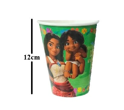 Vasos Moana x 6unidades.