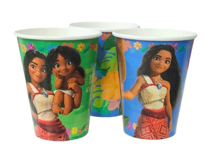 Vasos Moana x 6unidades.
