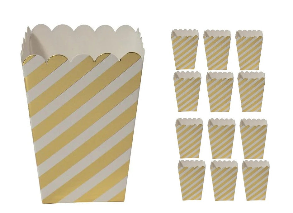 Cajita Popcorn Rayas X 12.