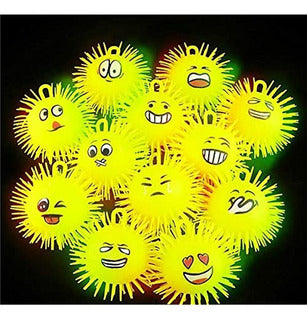 Squishy Yoyo Emoji Con Luz Sensorial Antiestres