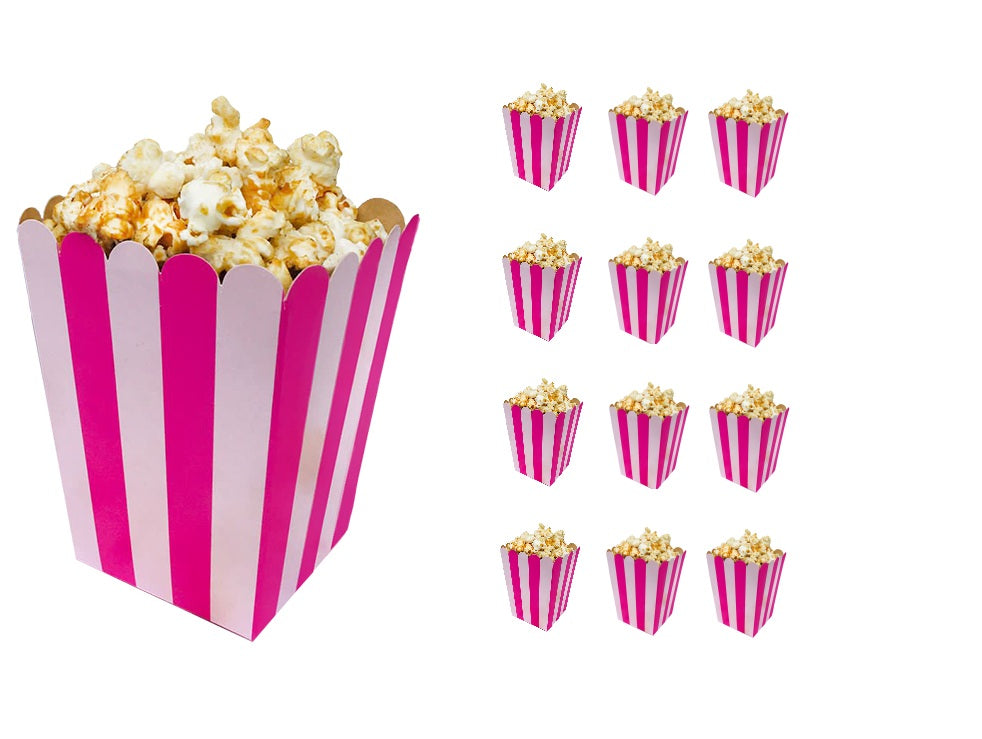 Cajita Popcorn Rayas X 12.
