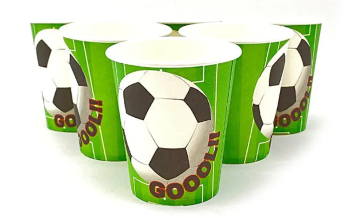 Vasos Fútbol x6 Unidades