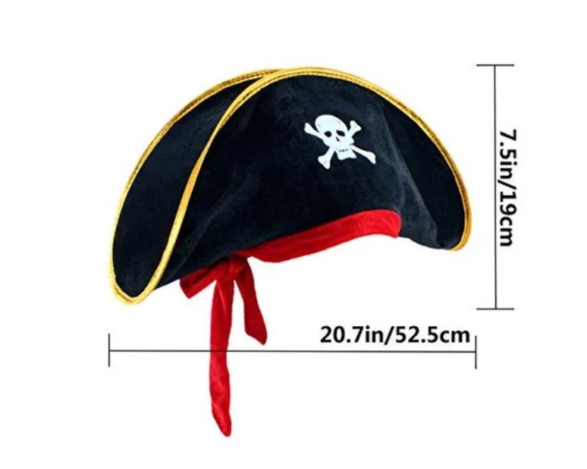 Gorro pirata tela premium