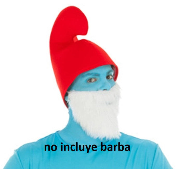 Gorro papa pitufo rojo