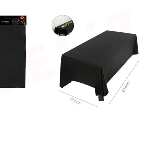 Mantel Grande negro 137Cm x 274Cm