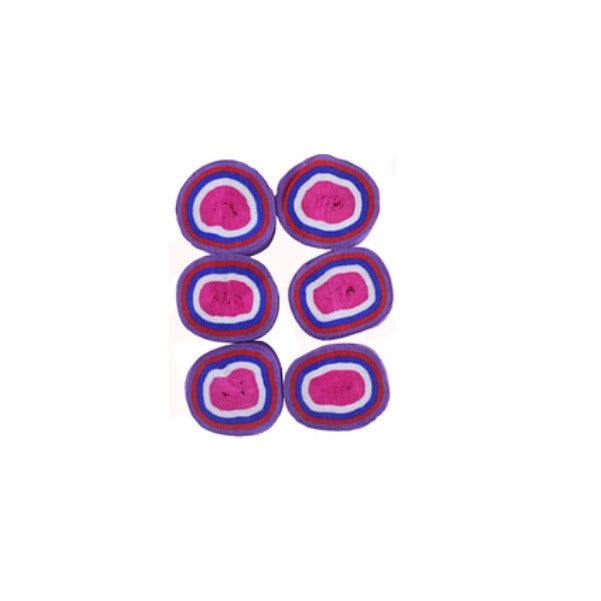 Festón morado, fucsia colores