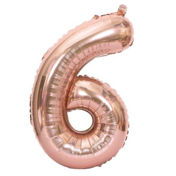 Números Metálico 1Metro Rose Gold