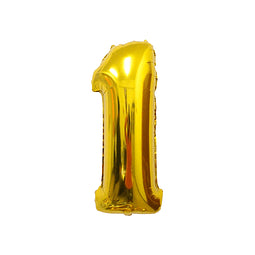 Número Metálico 70 centimetros Dorado