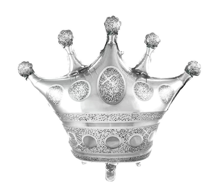Globo Corona Plateada
