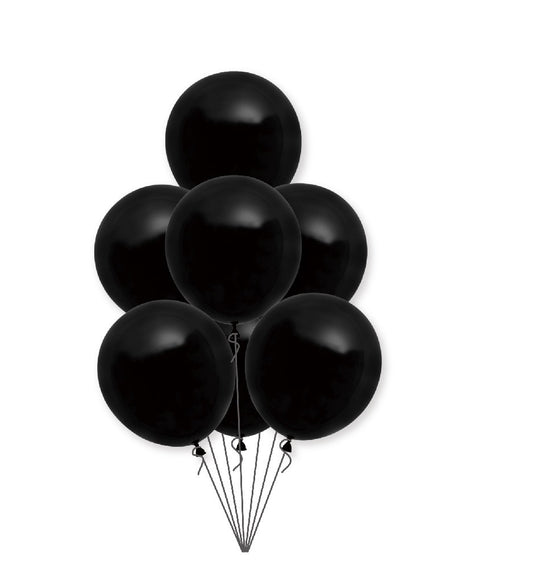 Globo Latex 25 unidades R9 Negro