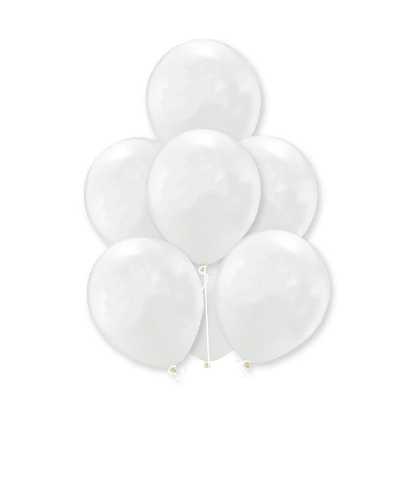 Globo Latex 25 unidades R9 Blanco