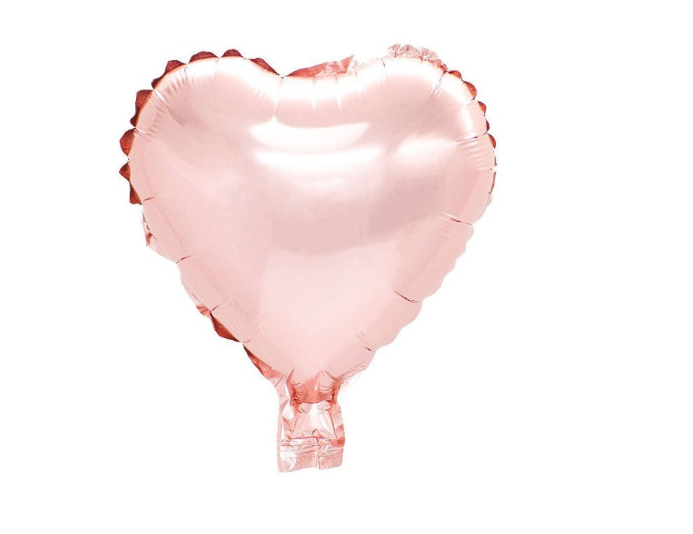 Globo Corazón Rosa Metalizado 18"