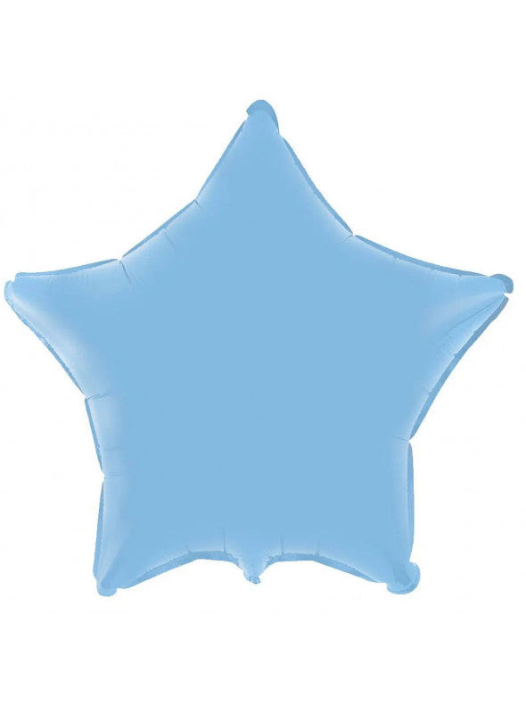 Globo Estrella Celeste Metalizado 18"