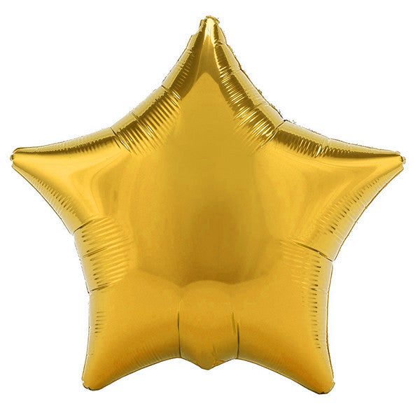 Globo Estrella Metalizado Dorado 18"
