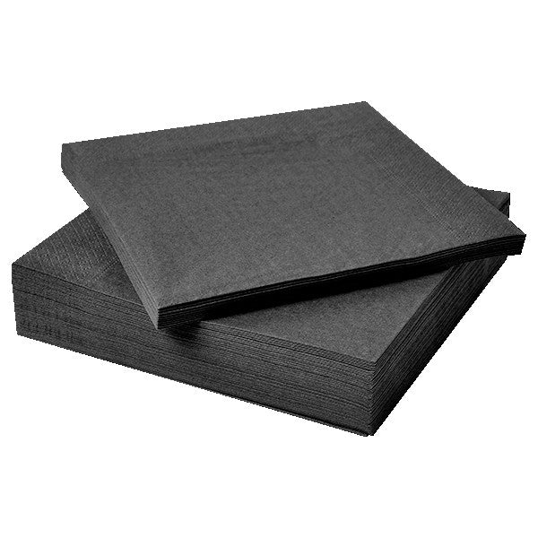Servilleta Negro 16 Un