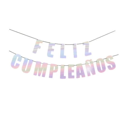 Banner Feliz Cumpleaños Tornasol