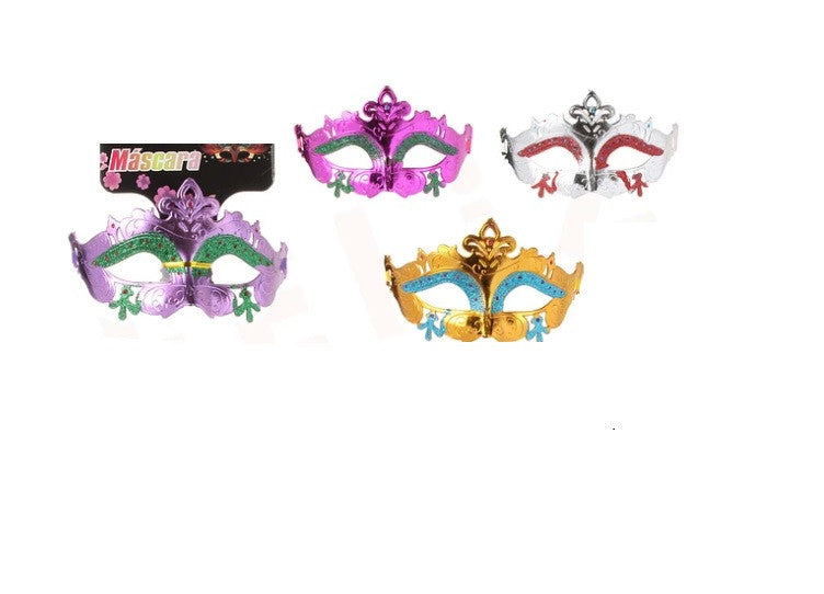 Antifaz Relieve Glitter Colores