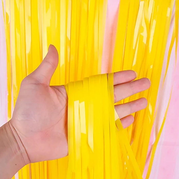 Cortina Metálica Amarillo