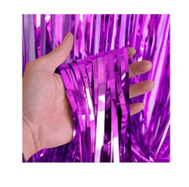 Cortina Metálica Fucsia