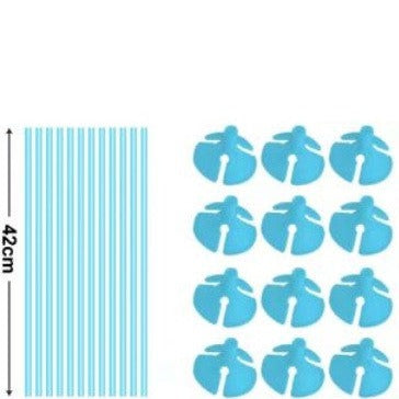 Varillas De Globos x 10 Celeste