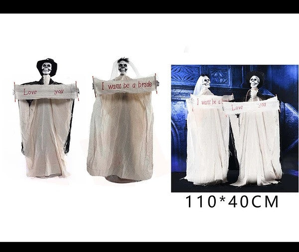 Figura halloween con luz, sonido boda