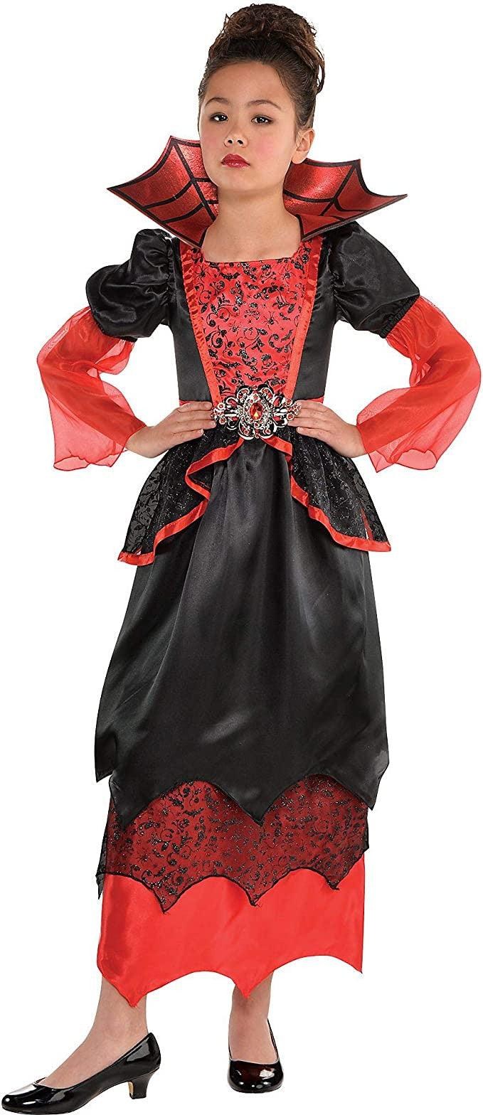 Disfraz Vampira Vestido Rojo