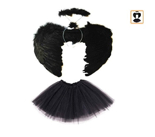 Conjunto ángel negro